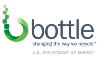 bottle logo with tagline